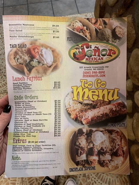 si senor mex mex grill granite city menu  Mexican RestaurantUnclaimed